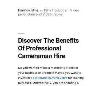 Filmingofilms.com(Filmingo Films) Screenshot