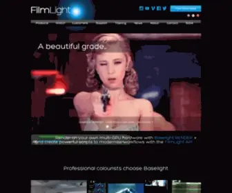 Filmlight.ltd.uk(Filmlight) Screenshot