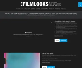 Filmlooks.com(FILM GRAIN OVERLAYS) Screenshot
