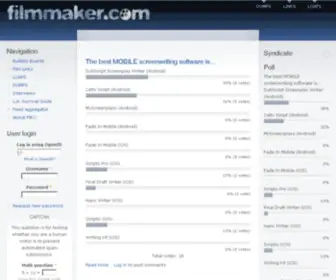 Filmmaker.com(Site under maintenance) Screenshot