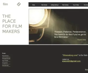 Filmmaking.com(filmmaking) Screenshot