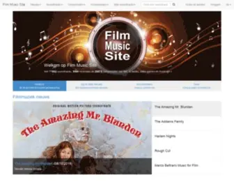 Filmmuziek.com(Film Music Site) Screenshot