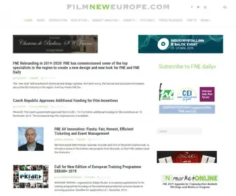 Filmneweurope.com(Film New Europe) Screenshot