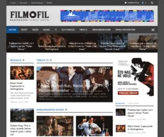 Filmofil.ba(Filmski portal početna stranica) Screenshot