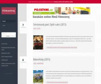 Filmostroj.cz(Filmy online) Screenshot