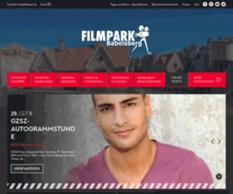 Filmpark-Babelsberg.de(Filmpark Babelsberg) Screenshot
