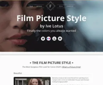 Filmpicturestyle.com(Ive Lotus Film Picture Style) Screenshot