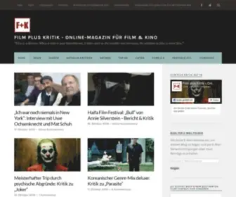 Filmpluskritik.com(Unabhängig. Eigenständig. Cinephil) Screenshot