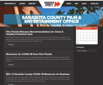 Filmsarasota.com(The Sarasota County Film & Entertainment Office (SCFEO)) Screenshot