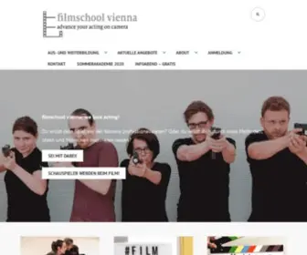 Filmschoolvienna.at(Advance your acting on camera) Screenshot