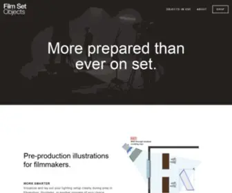 Filmsetobjects.com(Film Set Objects) Screenshot