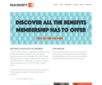 Filmsocietykc.com(Film Society KC) Screenshot