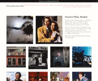 Filmsranked.com(Films Ranked) Screenshot