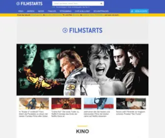 Filmstarts.de(Filme, Kino, TV-Serien, Blu-ray, Trailer, Kinoprogramm, Streaming auf) Screenshot