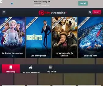 Filmstreaming-VF.online(Film streaming vf) Screenshot