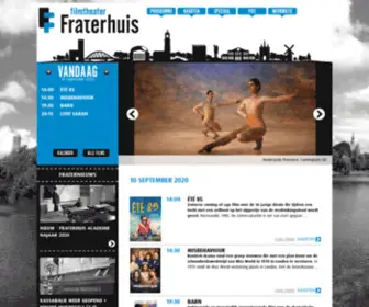 Filmtheaterfraterhuis.nl(Fraterhuis) Screenshot