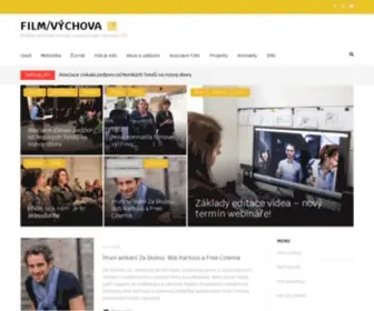 Filmvychova.cz(Film/výchova) Screenshot