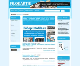 Filokartie.cz(Pohlednice místopis) Screenshot