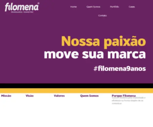 Filomenapropaganda.com.br(Filomena Propaganda & Marketing) Screenshot