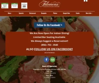 Filomenasberlin.com(Filomena Cucina Rustica Italiana Caffe and Bar) Screenshot