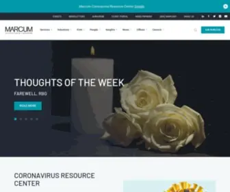 Filomeno.com(Marcum LLP) Screenshot