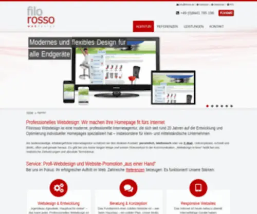 Filorosso.de(Filorosso Webdesign) Screenshot