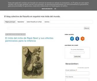 Filosofiaenlared.com(Filosof) Screenshot