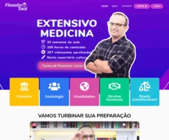 Filosofiatotal.com.br(Filosofia e Sociologia para ENEM e Vestibulares) Screenshot
