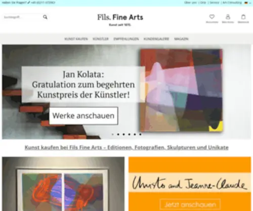 Fils-Fine-ARTS.de(Fils fine arts) Screenshot