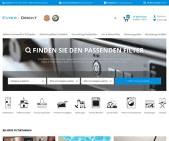 Filter-Direkt.de(Riesen Auswahl an Marken) Screenshot