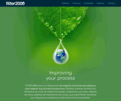 Filter2000.com(Sistemas de filtración industrial) Screenshot