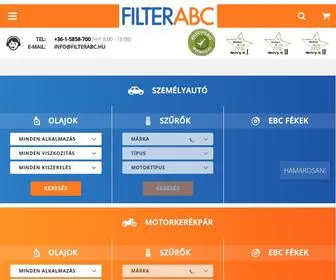 FilterABC.hu(Autóalkatrészek) Screenshot
