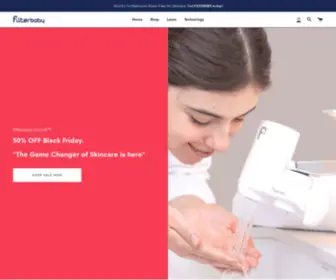 Filterbaby.com(The first faucet filter for skincare) Screenshot