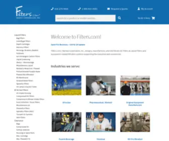 Filter.com(Industrial/Commercial Filters) Screenshot