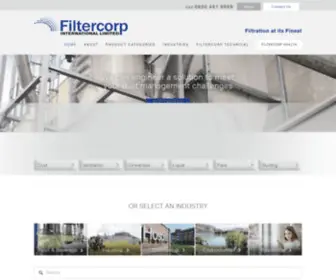 Filtercorp.co.nz(Filtercorp International Limited) Screenshot