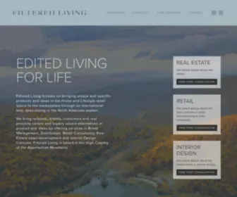 Filteredliving.us(Filtered Living) Screenshot