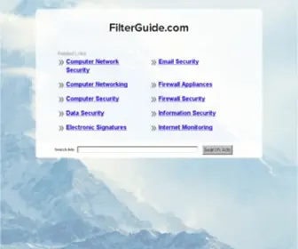 Filterguide.com(Computer Security Internet Protection Software% Off) Screenshot