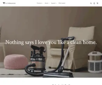 Filterqueen.com(Air Purifier & Vacuum Cleaners For Over 90 Years) Screenshot