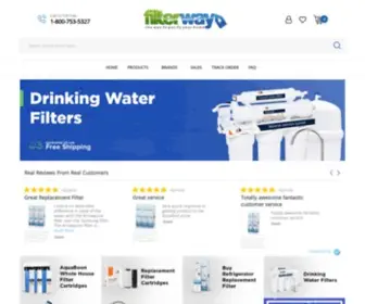 Filterway.com(Refrigerator Water Filters) Screenshot