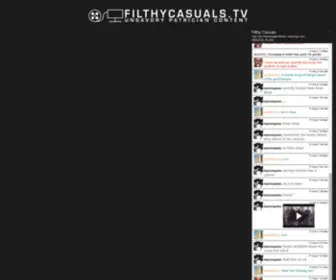 Filthycasuals.tv(Unsavory patrician content) Screenshot