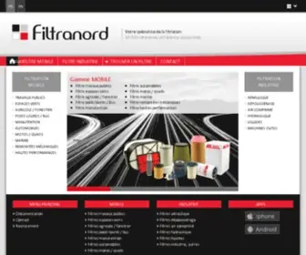 Filtranord.com(Un seul partenaire pour tous vos filtres) Screenshot