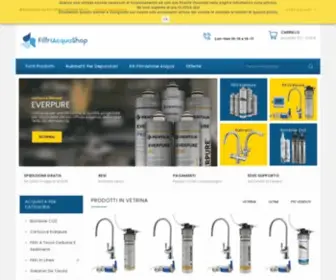 Filtriacquashop.it(Filtri acqua per la casa e la ristorazione) Screenshot