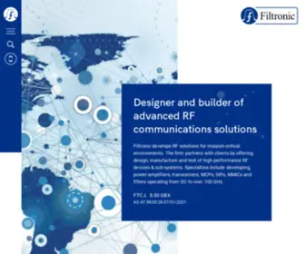 Filtronic.com(Filtronic) Screenshot