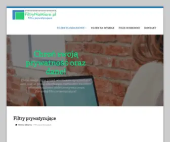 Filtrynamiare.pl(Filtry prywatyzujące na ekran) Screenshot