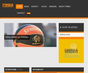 Fimba.org(Maxibasketball) Screenshot