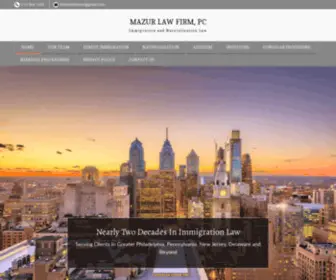 Fimlaw.com(Immigration and Naturalization Law) Screenshot