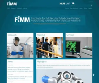 Fimm.fi(The university of helsinki) Screenshot