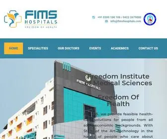 Fimshospitals.com(Freedom Of Health) Screenshot