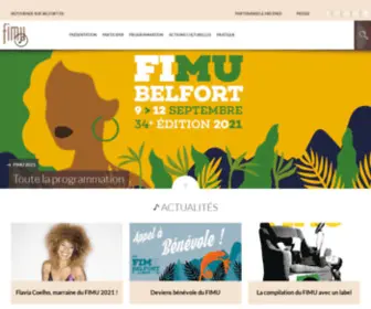 Fimu.com(Festival International de Musique Universitaire) Screenshot