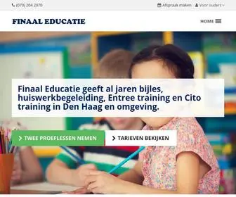 Finaaleducatie.nl(Finaal Educatie) Screenshot